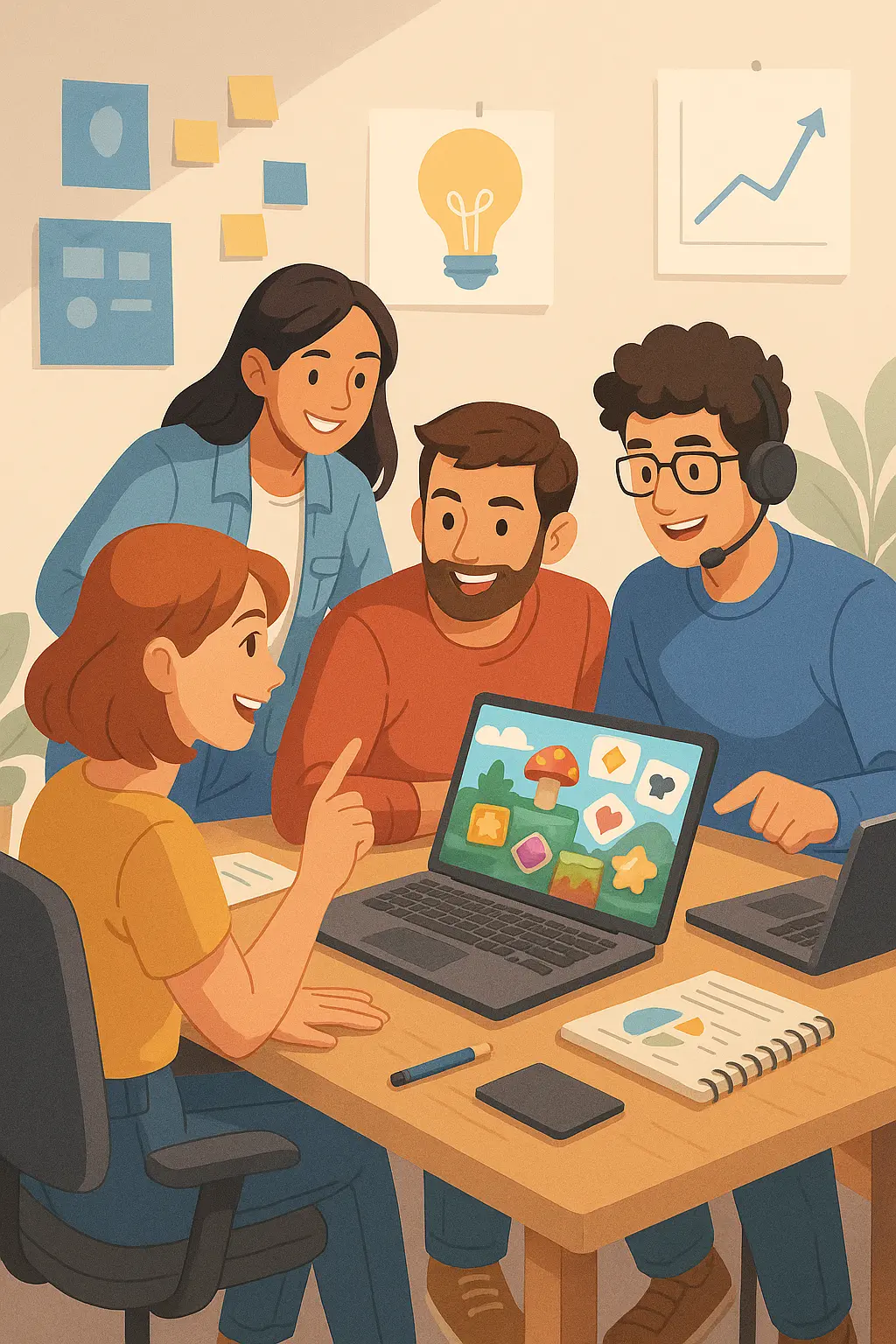 Equipo creando Recreo Total